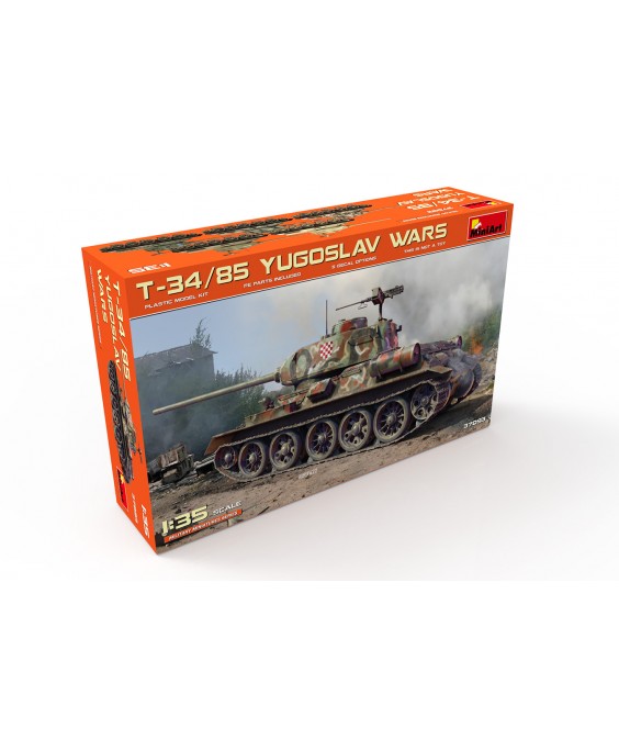MiniArt modelis T-34/85 Yugoslav wars 1/35