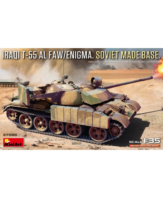 MiniArt modelis IRAQI T-55 AL FAW/ENIGMA. SOVIET MADE BASE 1/35