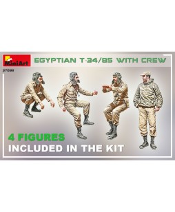 MiniArt modelis Egyptian T-34/85 w/crew 1/35