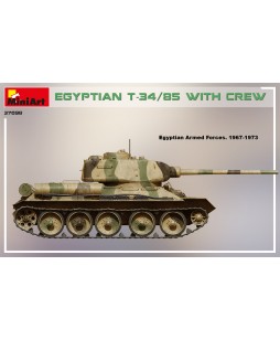 MiniArt modelis Egyptian T-34/85 w/crew 1/35