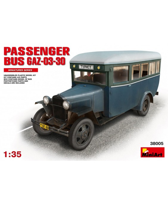 MiniArt modelis Passenger Bus GAZ-03-30 1/35