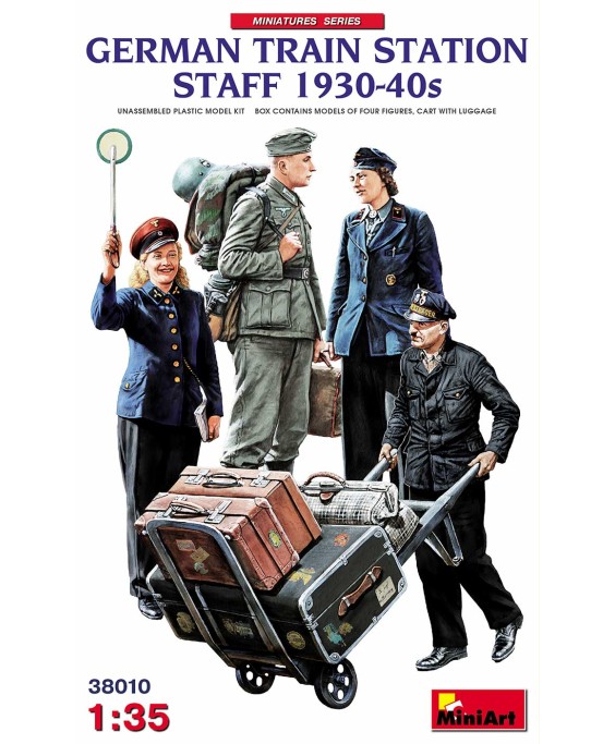 MiniArt GERMAN TRAIN STATION STAFF 1930-40s 1/35