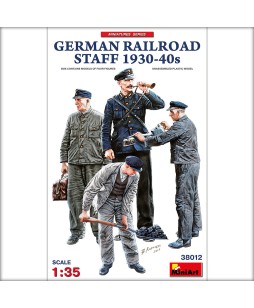 MiniArt GERMAN RAILROAD STAFF 1930-40s 1/35
