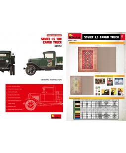 MiniArt modelis Soviet 1,5 ton Truck AA Type Polutorka 1/35