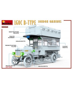 MiniArt modelis LGOC B-Type London Omnibus 1/35