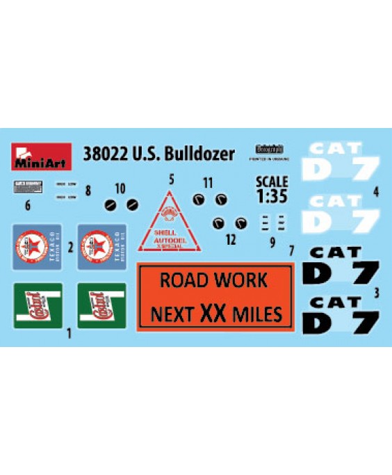 MiniArt modelis U.S. Buldozer 1/35
