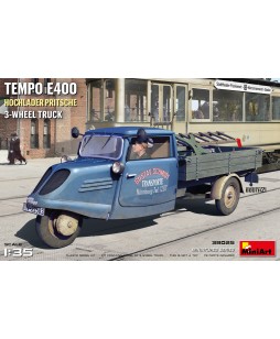 MiniArt modelis TEMPO E400 HOCHLADER PRITSCHE 3-WHEEL TRUCK 1/35