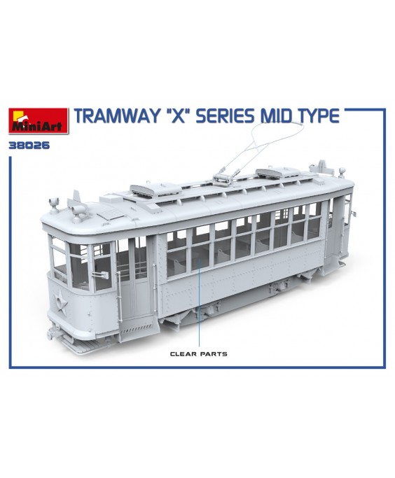 MiniArt modelis Tramway X-Series. Mid Type 1/35
