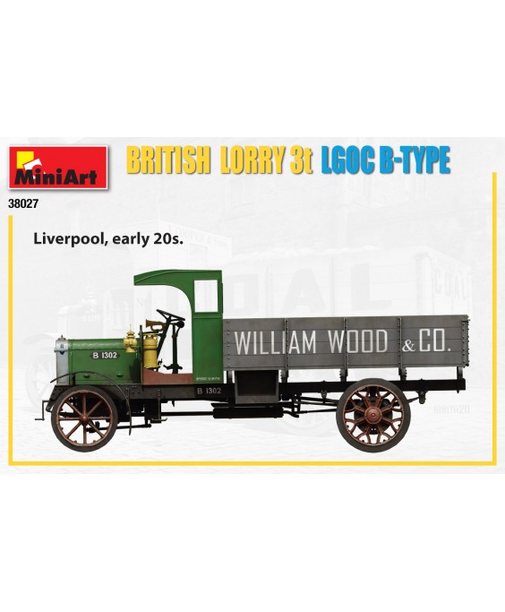 MiniArt modelis British Lorry LGOC 3t B-Type 1/35