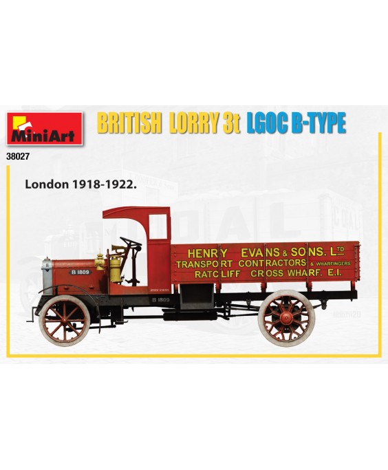 MiniArt modelis British Lorry LGOC 3t B-Type 1/35