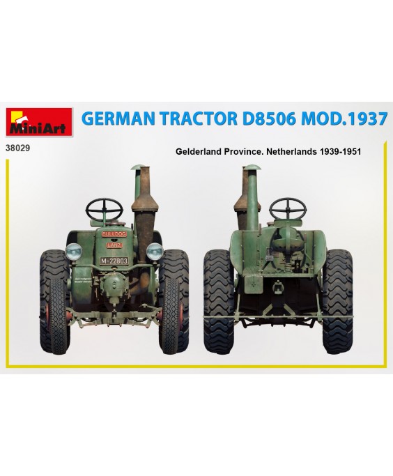 MiniArt modelis German Tractor D8506 Mod.1937 1/35