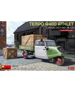 MiniArt modelis TEMPO A400 ATHLET 3-WHEEL DELIVERY TRUCK 1/35