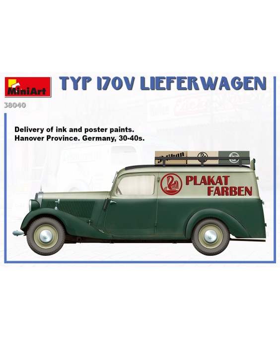 MiniArt modelis Typ 170V Lieferwagen 1/35