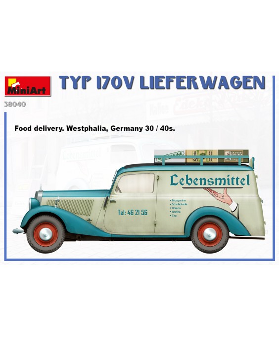 MiniArt modelis Typ 170V Lieferwagen 1/35