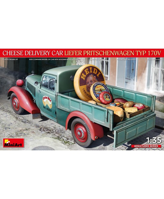 MiniArt CHEESE DELIVERY CAR LIEFER PRITSCHENWAGEN TYP 170V 1/35