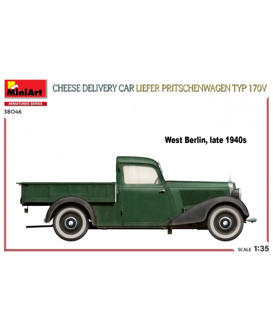 MiniArt CHEESE DELIVERY CAR LIEFER PRITSCHENWAGEN TYP 170V 1/35