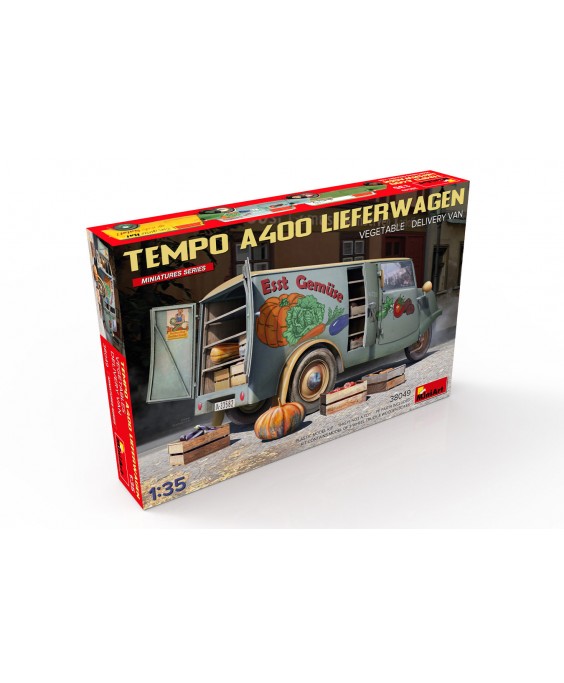 MiniArt modelis Tempo A400Lieferwagen. Vegetable delivery van. 1/35