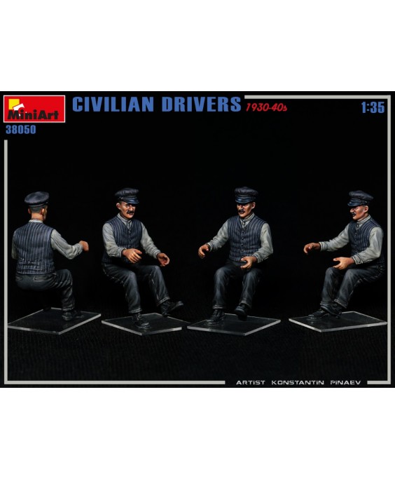 MiniArt Civilian drivers 1930-40s 1/35