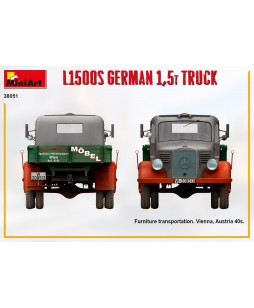 MiniArt modelis L1500S German 1,5t Truck 1/35