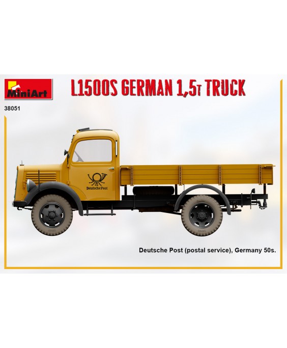 MiniArt modelis L1500S German 1,5t Truck 1/35 MiniArt modelis L1500S German 1,5t Truck 1/35