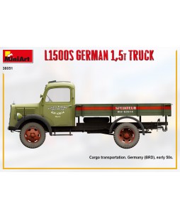 MiniArt modelis L1500S German 1,5t Truck 1/35