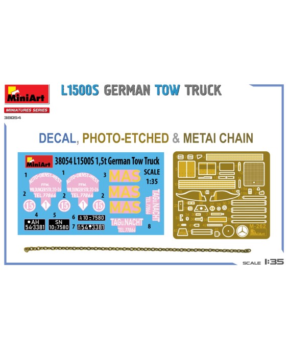 MiniArt L1500S GERMAN TOW TRUCK 1/35