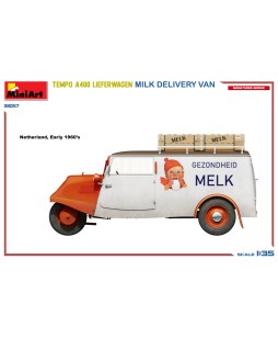 MiniArt modelis TEMPO A400 LIEFERWAGEN. MILK DELIVERY VAN 1/35
