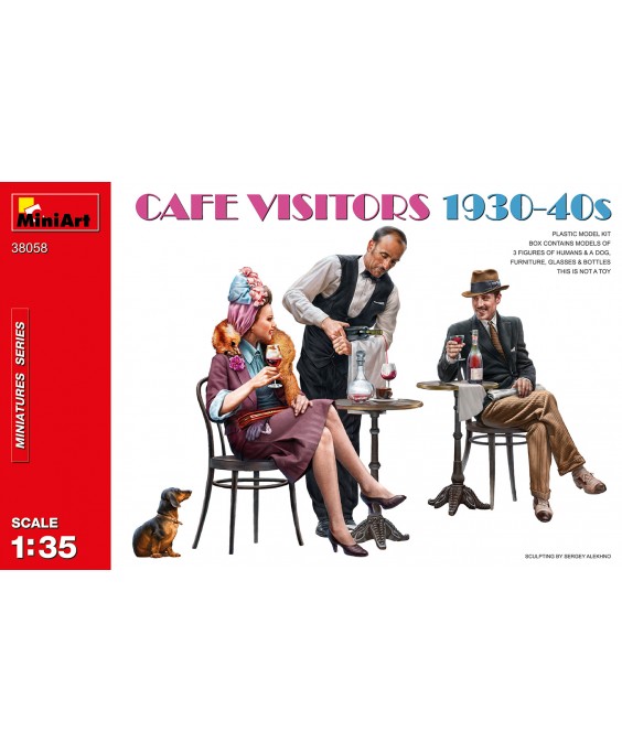 MiniArt CAFE VISITORS 1930-40S 1/35