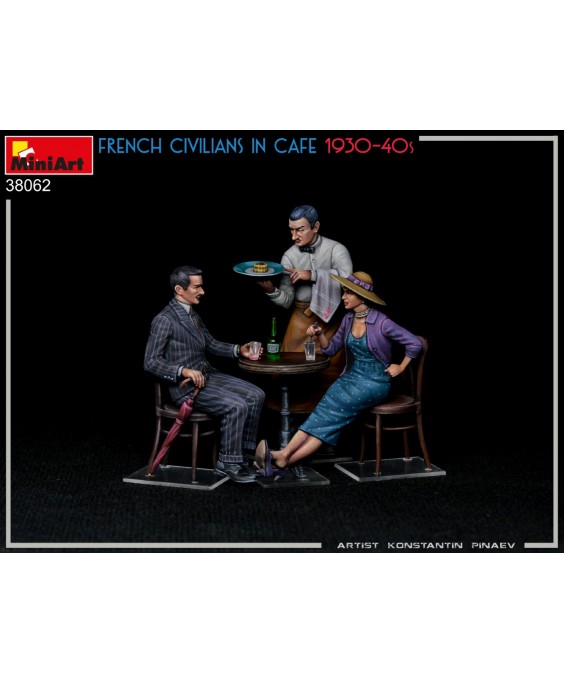 MiniArt FRENCH CIVILIANS IN CAFE 1930-40S 1/35