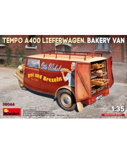 MiniArt modelis TEMPO A400 LIEFERWAGEN. BAKERY VAN 1/35