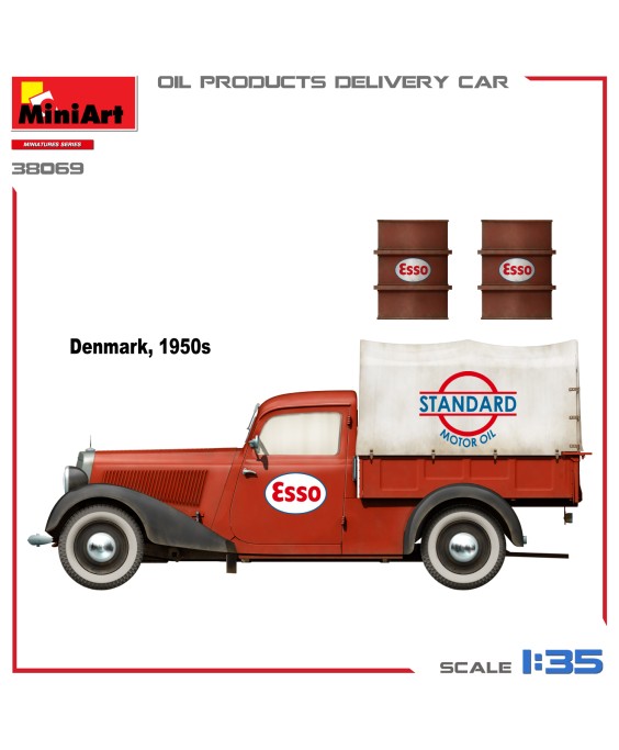 MiniArt modelis OIL PRODUCTS DELIVERY CAR, LIEFER PRITSCHENWAGEN TYP 170V 1/35