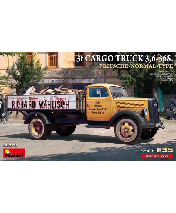 MiniArt 3t CARGO TRUCK 3,6-36S. PRITSCHE-NORMAL-TYPE 1/35
