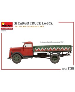 MiniArt 3t CARGO TRUCK 3,6-36S. PRITSCHE-NORMAL-TYPE 1/35