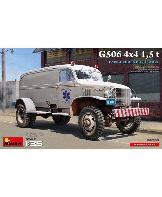 MiniArt modelis G506 4х4 1,5 t PANEL DELIVERY TRUCK 1/35