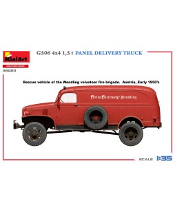 MiniArt modelis G506 4х4 1,5 t PANEL DELIVERY TRUCK 1/35