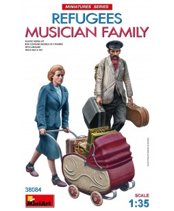 MiniArt REFUGEES. MUSICIAN FAMILY 1/35