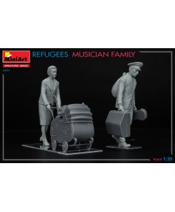 MiniArt REFUGEES. MUSICIAN FAMILY 1/35