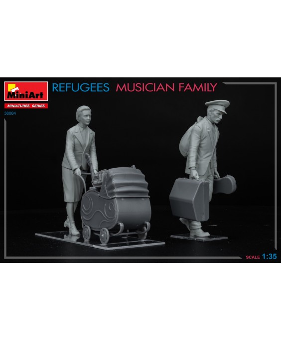 MiniArt REFUGEES. MUSICIAN FAMILY 1/35
