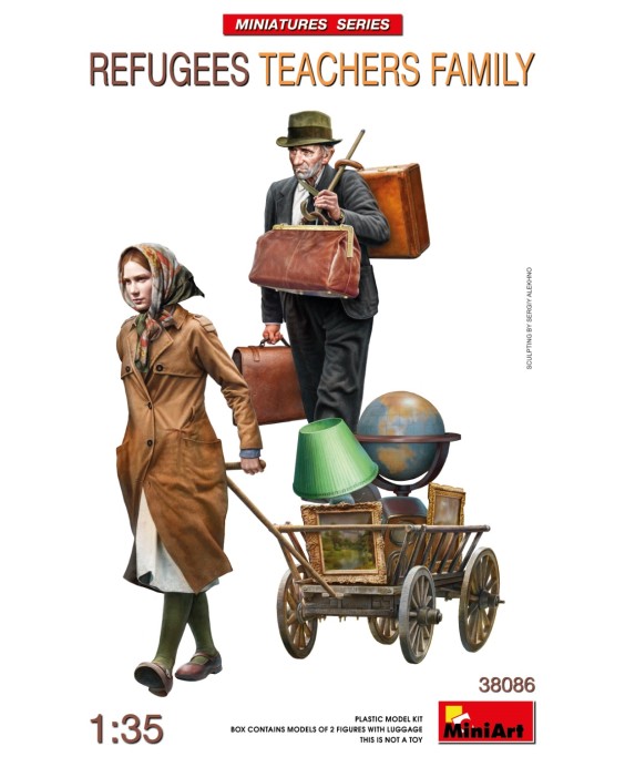 MiniArt REFUGEES TEACHERS FAMILY 1/35