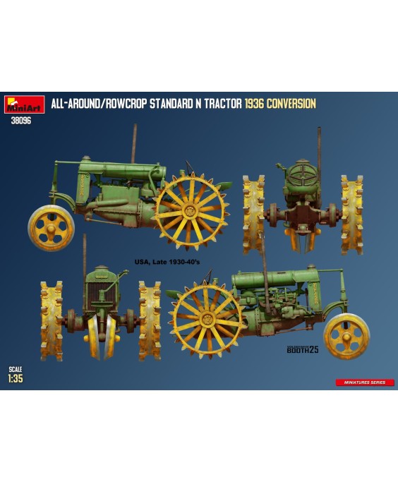 MiniArt ALL-AROUND/ROWCROP STANDARD N TRACTOR 1936 CONVERSION 1/35