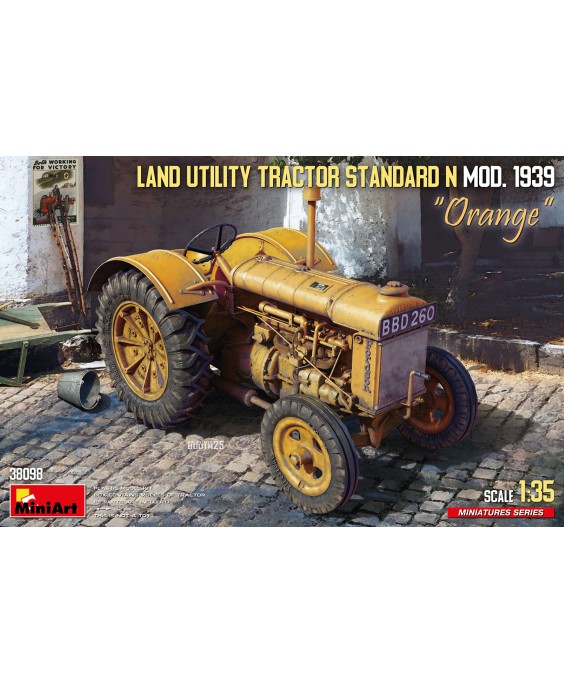 MiniArt LAND UTILITY TRACTOR STANDARD N “Orange” MOD. 1939 1/35