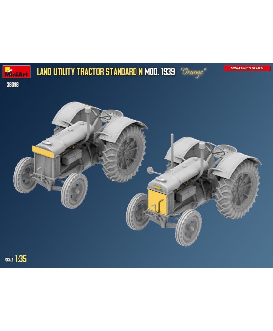 MiniArt LAND UTILITY TRACTOR STANDARD N “Orange” MOD. 1939 1/35