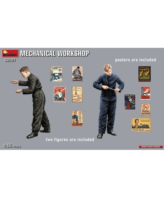 MiniArt MECHANICAL WORKSHOP 1/35