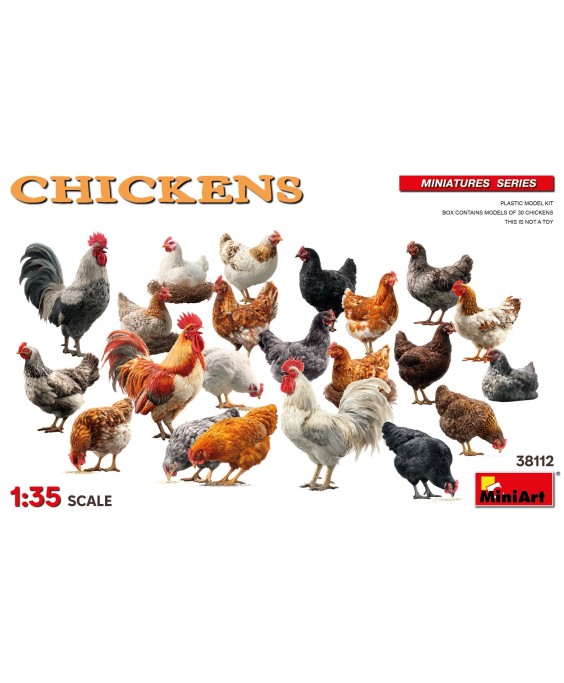 MiniArt CHICKENS 1/35