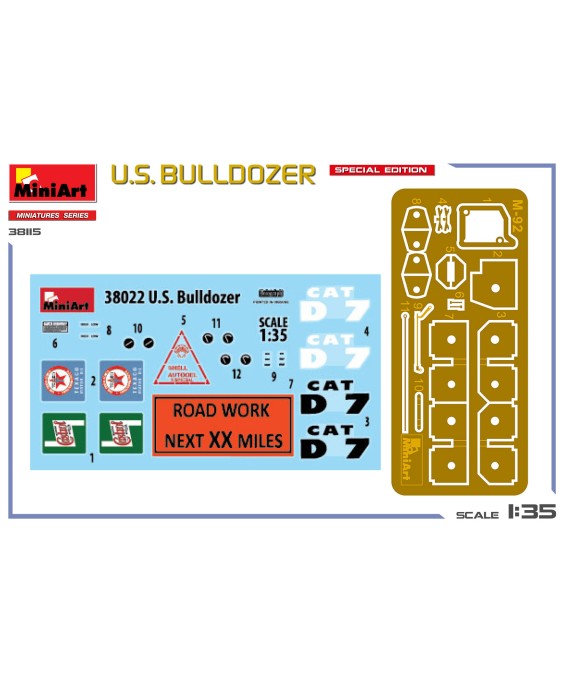 MiniArt U.S. BULLDOZER. SPECIAL EDITION 1/35