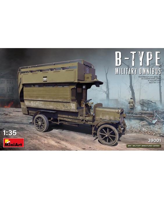 MiniArt modelis B-TYPE MILITARY OMNIBUS 1/35