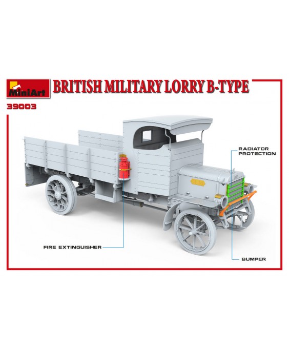 MiniArt modelis British Military Lorry B-Type 1/35