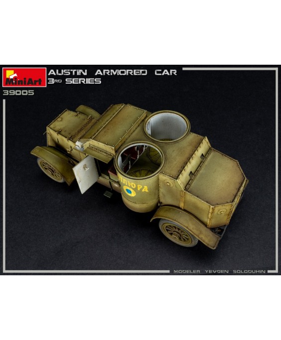 MiniArt modelis Austin Armored Car 3rd Series: Ukrainian, Polish,  Georgian, Romanian Service. Interior Kit 1/35