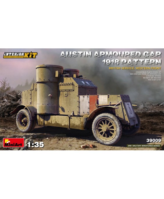 MiniArt modelis  Austin Armoured Car 1918 Pattern. British Service. Western Front . Interior Kit 1/35