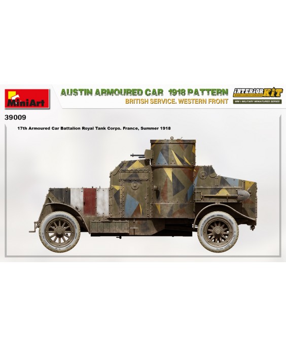 MiniArt modelis  Austin Armoured Car 1918 Pattern. British Service. Western Front . Interior Kit 1/35